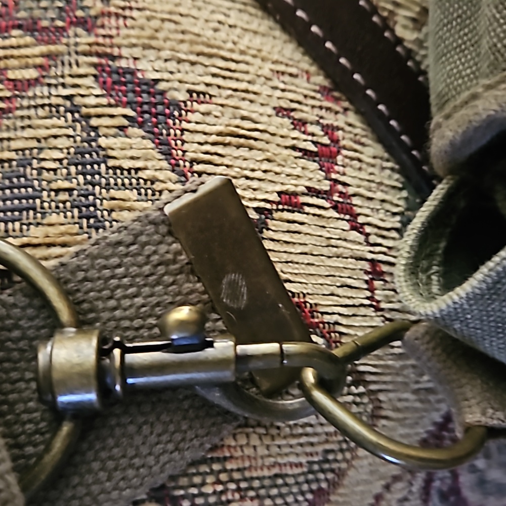 Element Vintage Messenger Bag, olive green, great condition - Picture 8 of 10